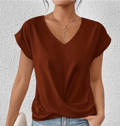 Charlotte | Classic V-Neck Top