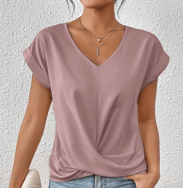 Charlotte | Classic V-Neck Top