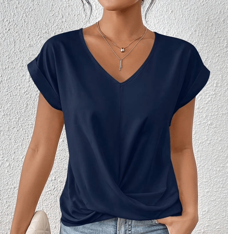 Charlotte | Classic V-Neck Top