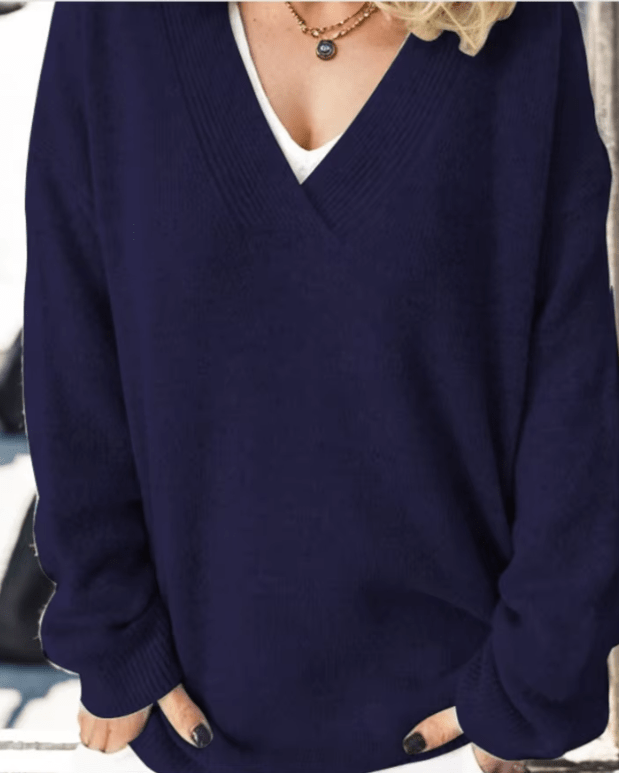 Iris | Cashmere-Blend Knit Sweater
