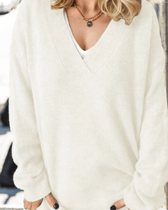 Iris | Cashmere-Blend Knit Sweater
