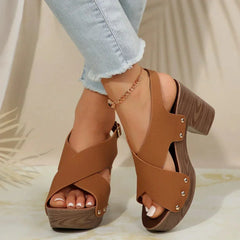 Polly | Sunset Platform Sandals