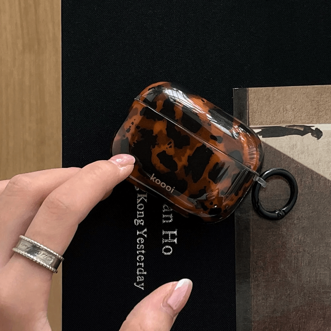 Rhonwen | Leopard Print AirPods Case