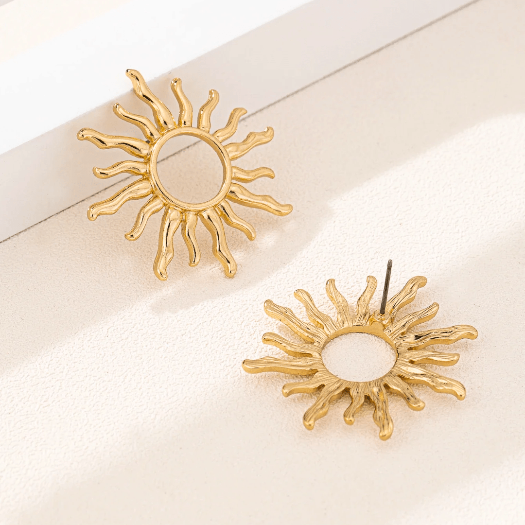 Caron | Sunflower Stud Earrings