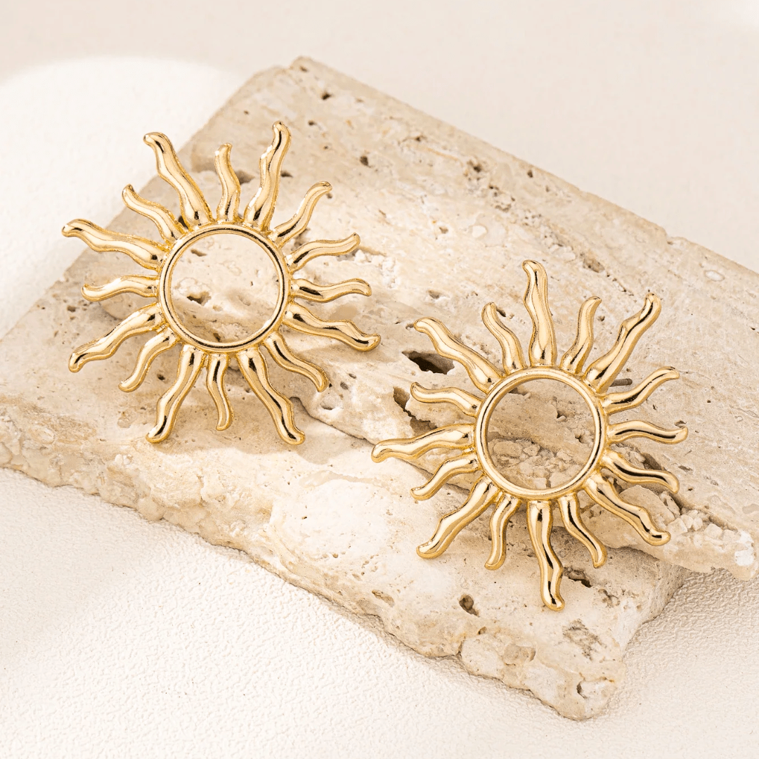Caron | Sunflower Stud Earrings