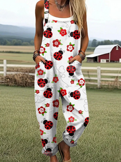 Leeann | Lightweight Cotton-Blend Dungarees