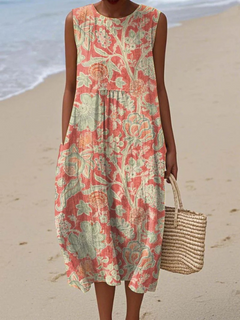 Eva | Floral Midi Dress
