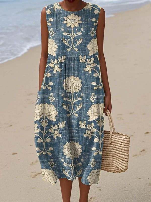 Lyudmila | Boho Midi Dress