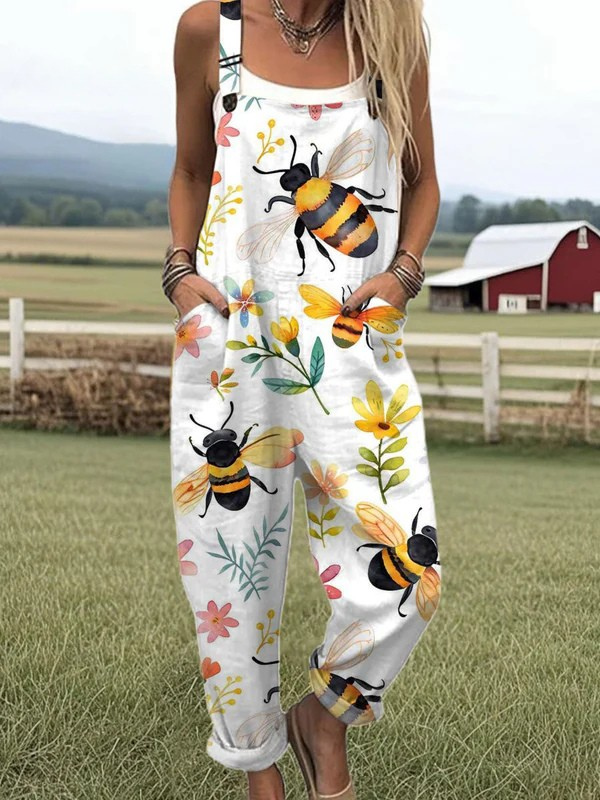 Zali | Lightweight Cotton Blend Dungarees