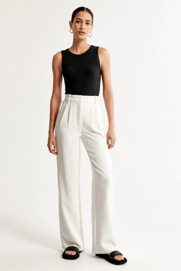 Sybil | Sleek Tailored Wide-Leg Pants