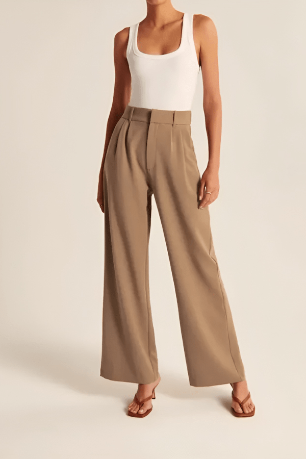 Sybil | Sleek Tailored Wide-Leg Pants