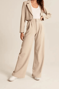Sybil | Sleek Tailored Wide-Leg Pants