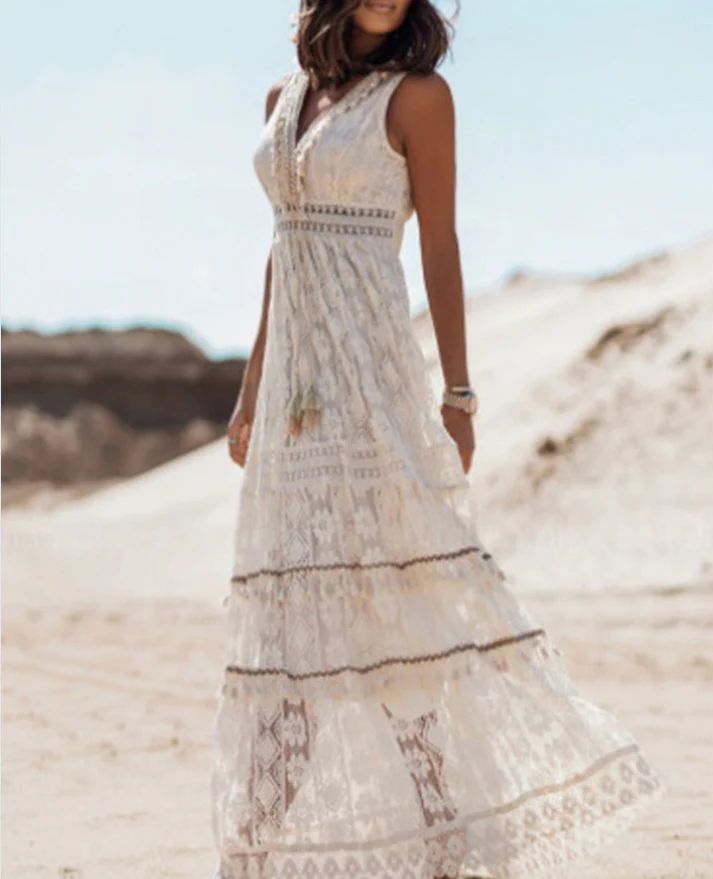Quill | Boho Midi Dress