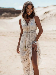Quill | Boho Midi Dress