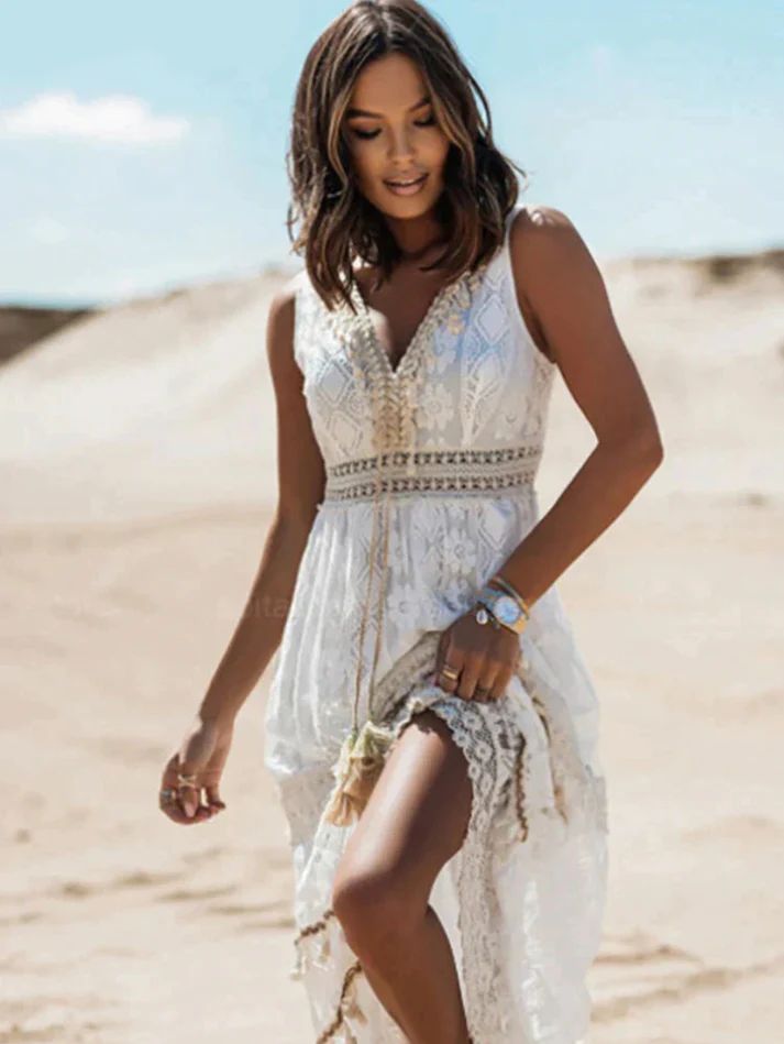 Quill | Boho Midi Dress