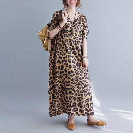 Catriona | Leopard Midi Dress