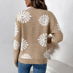 Florence | Chic Mock-Neck Knitted Sweater