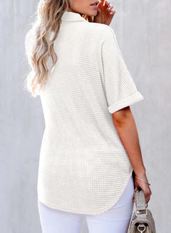 Bethan | Waffle Knit Shirt