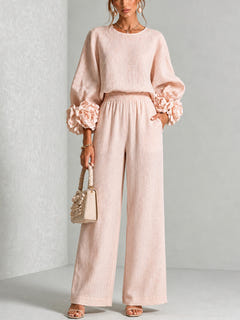 Sharni | Floral Cuff Two-Piece Set