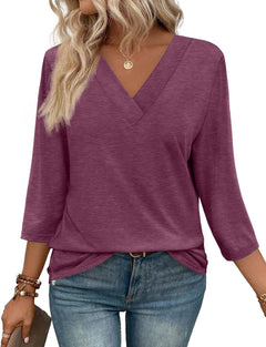 Briallen | Relaxed V-Neck Blouse