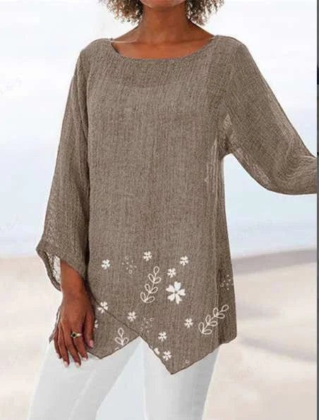 Lisa | Floral Plus Size Blouse