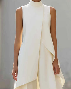 Sidonie | Asymmetric Layered Wide-Leg Jumpsuit