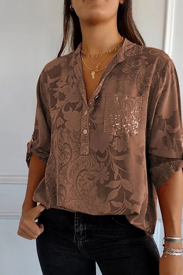 Victoria | Elegant Sequin Top