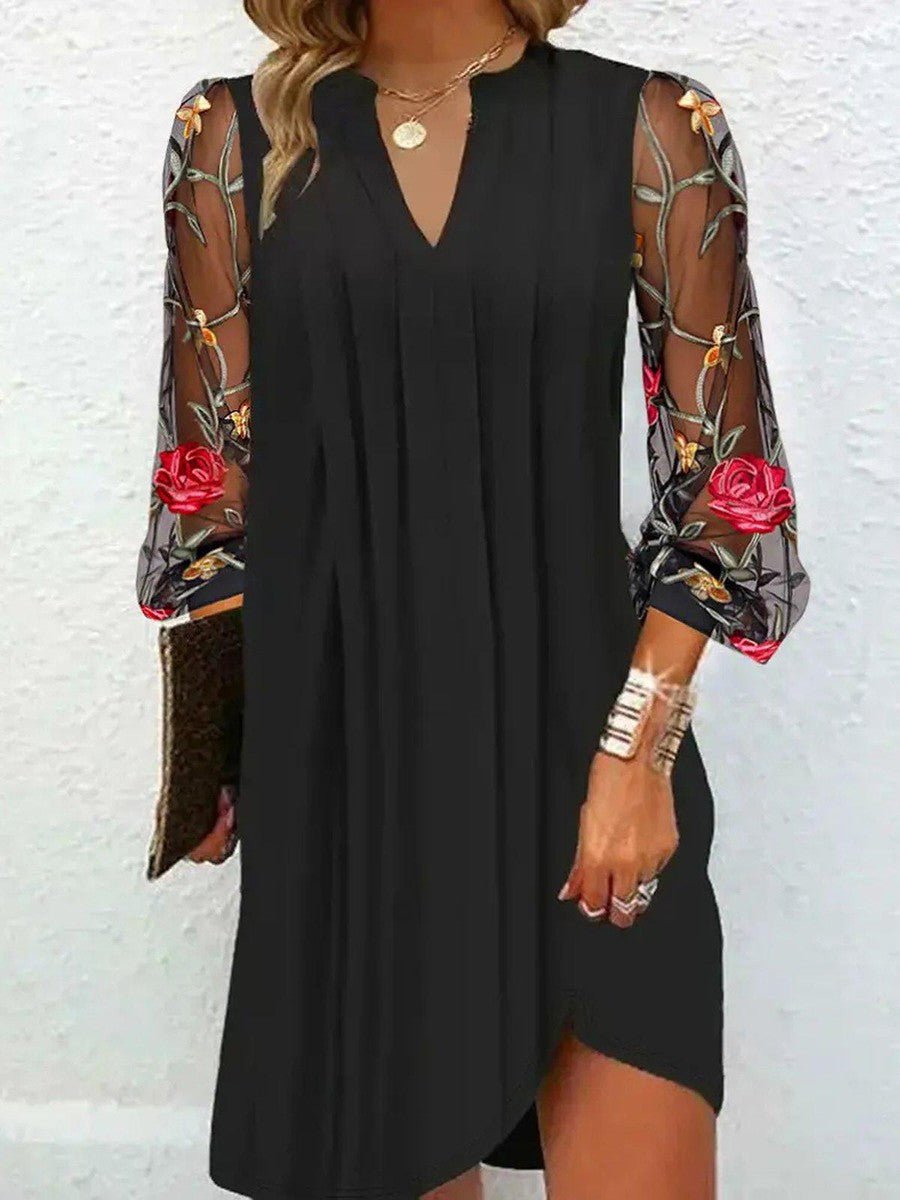 Indie | Timeless Sheer Sleeve Midi