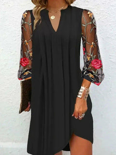 Indie | Timeless Sheer Sleeve Midi