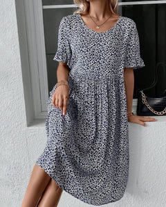 Vera | Elegant Bloom Midi Dress