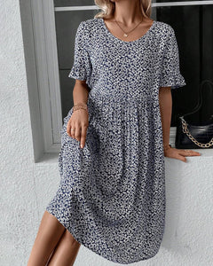 Vera | Elegant Bloom Midi Dress