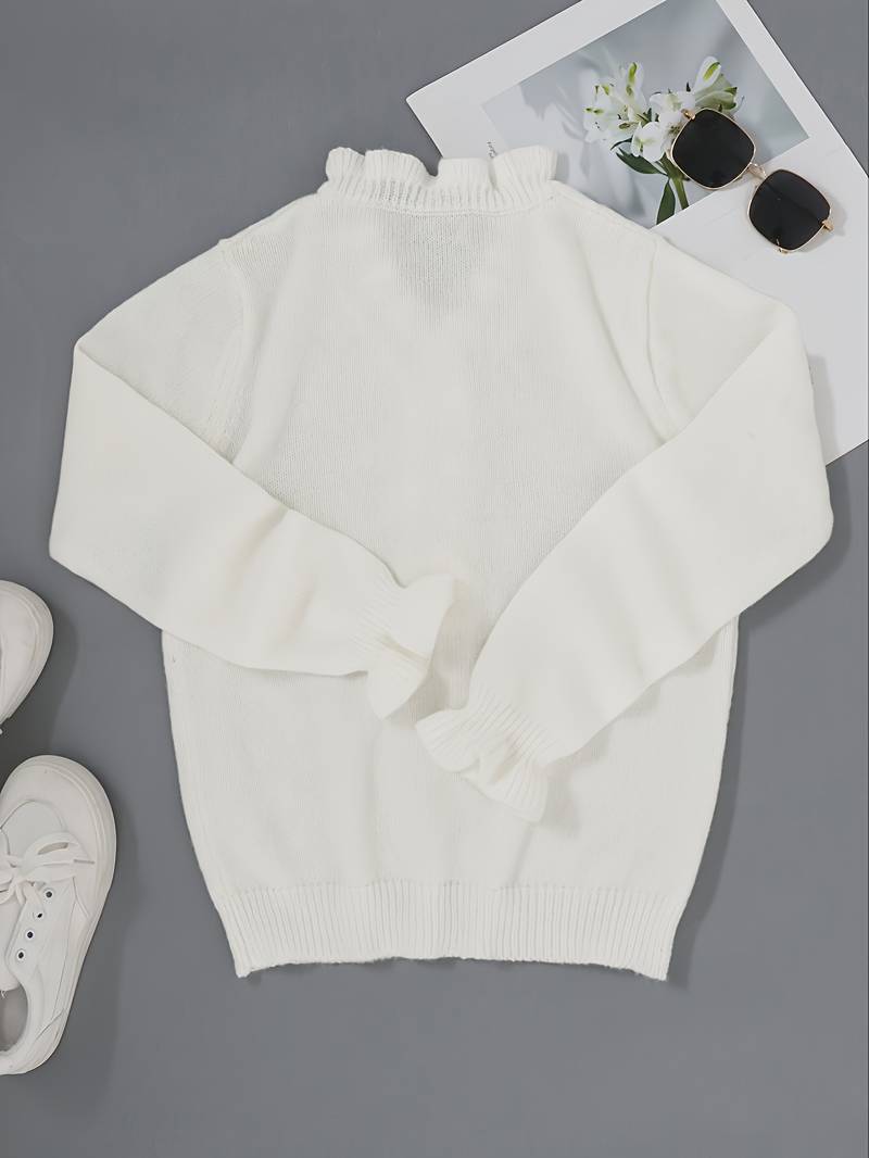 Rhodri | Plain V-Neck Sweater