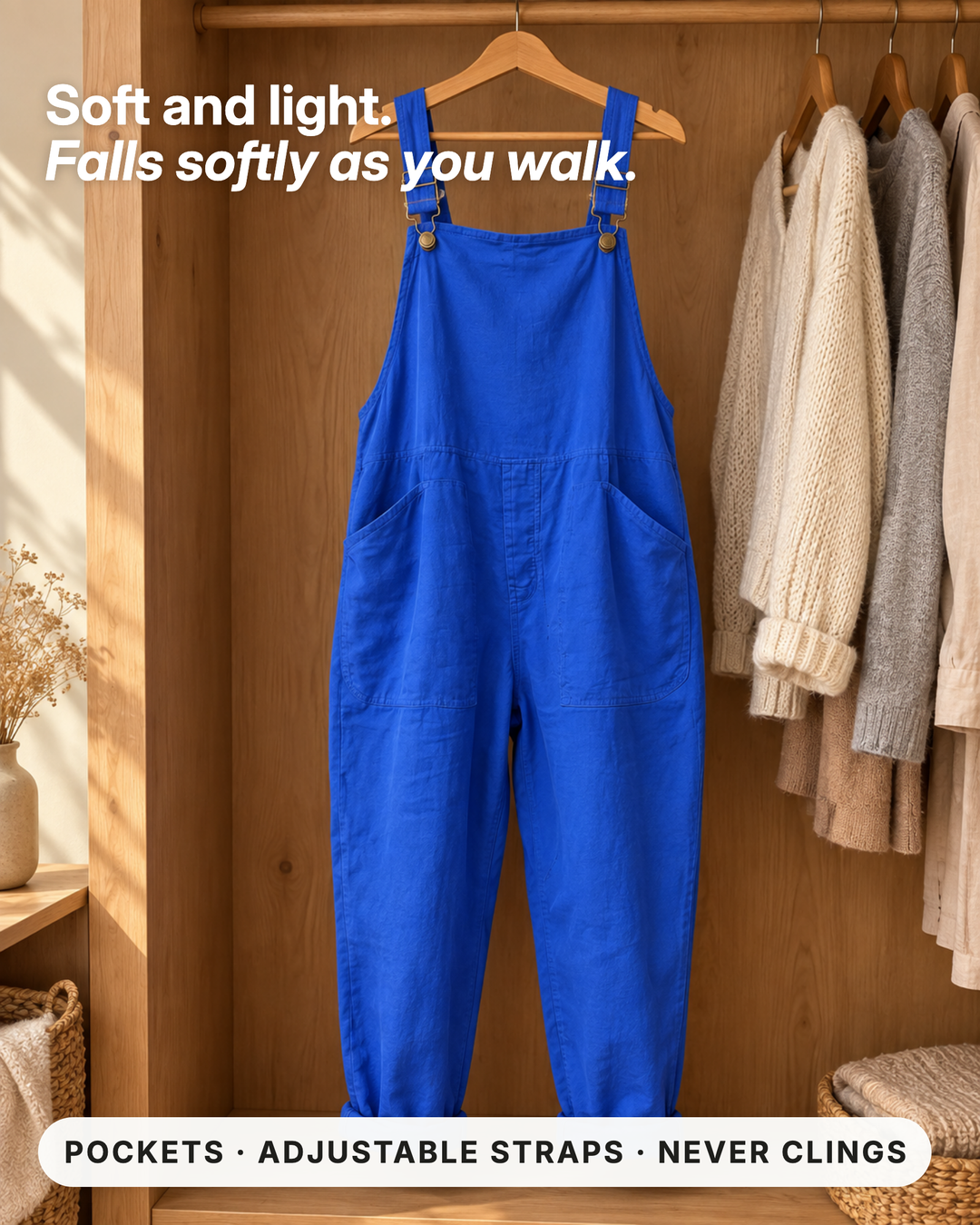 Amara | Relaxed Soft Jumpsuit fabric close-up