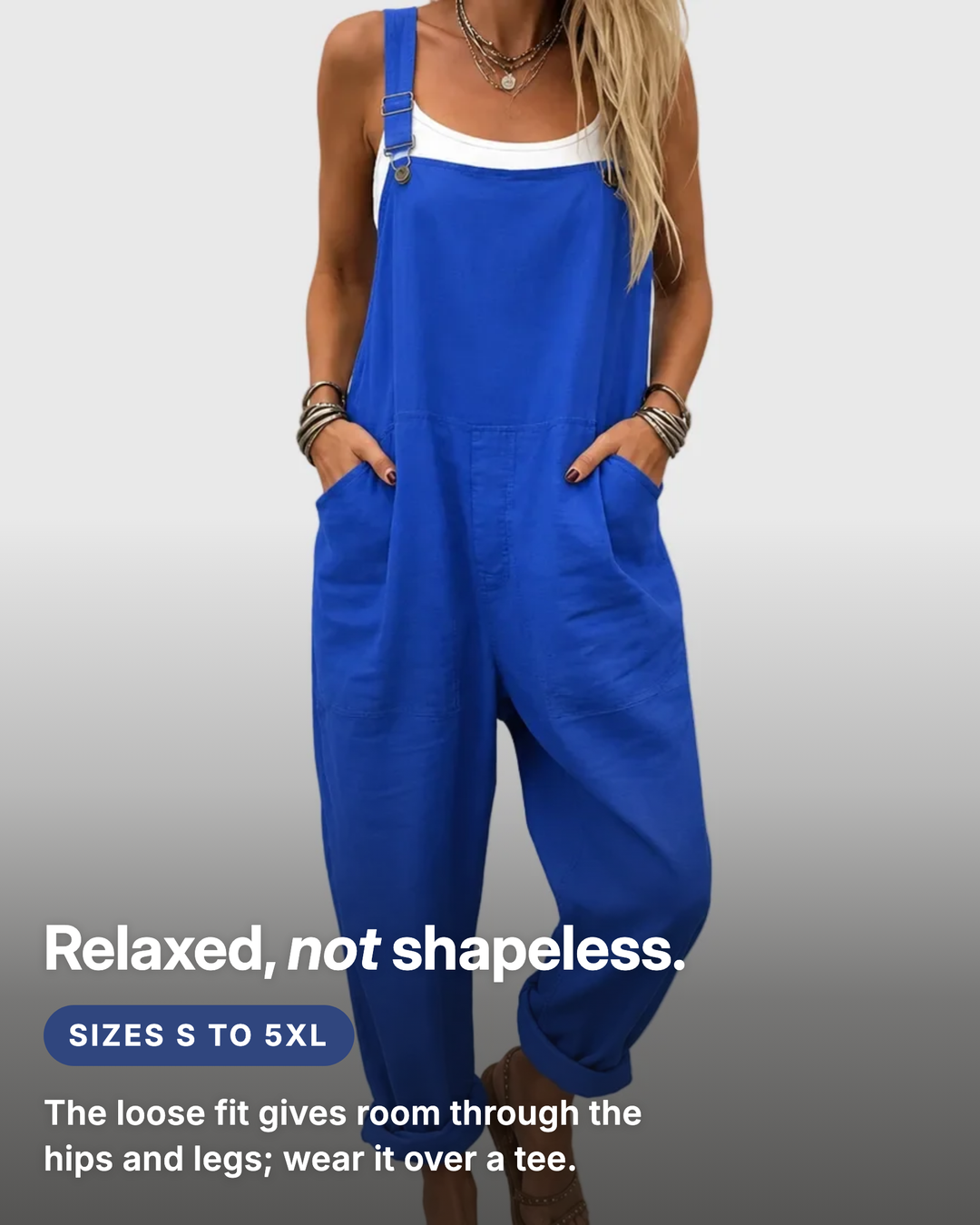 Amara | Relaxed Soft Jumpsuit fit and sizes