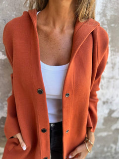 Elissa | Buttoned Hooded Jacket