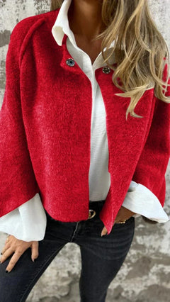 Rosie | Soft Wool-Blend Elegant Jacket