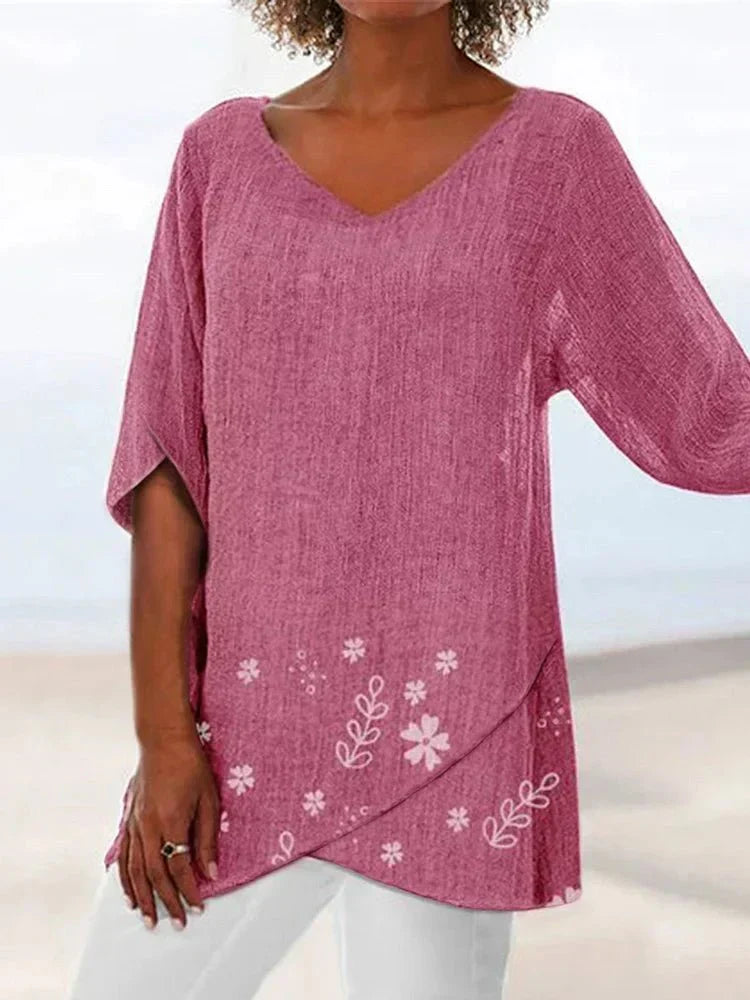 Lisa | Floral Plus Size Blouse