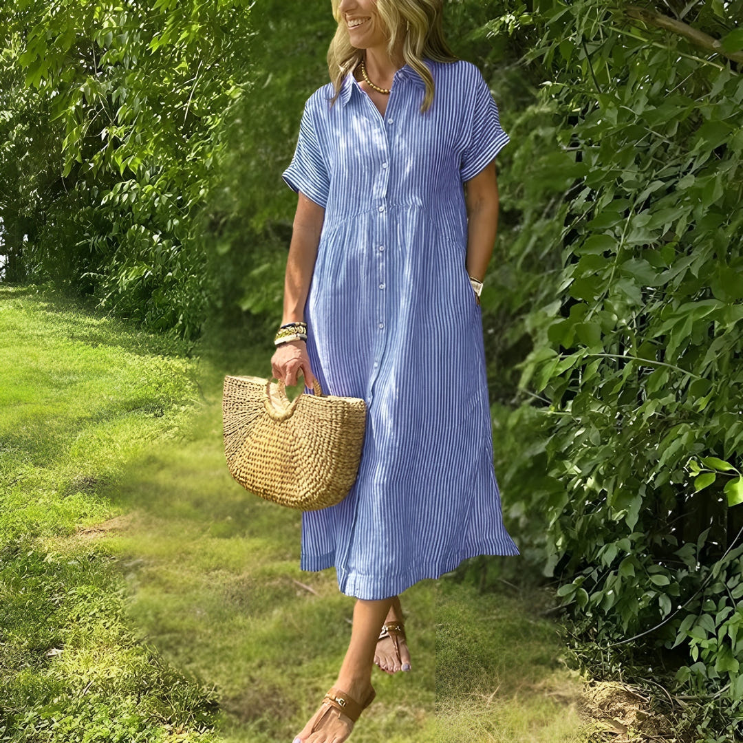 Dearbhail | Flattering Striped Dress