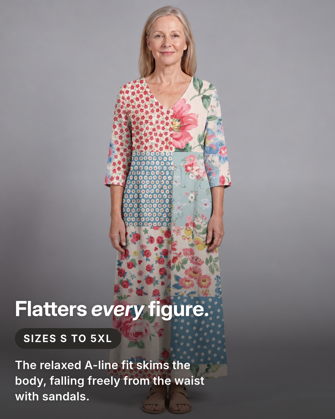 Bria | Floral Summer Dress fit and sizes