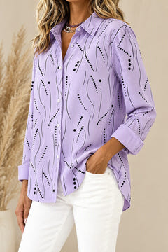 Fritha blouse, three-quarter view