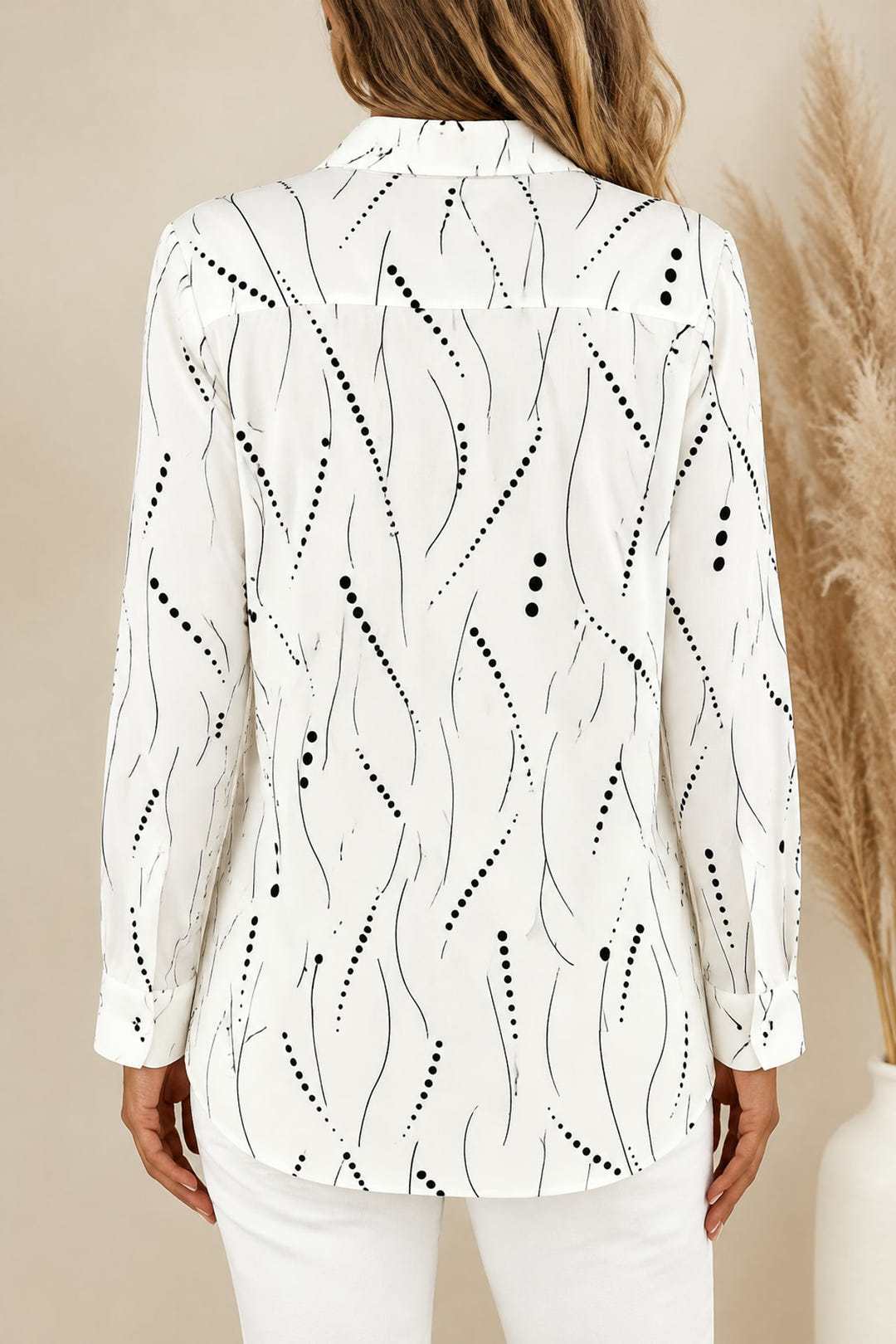 Jo blouse, back view