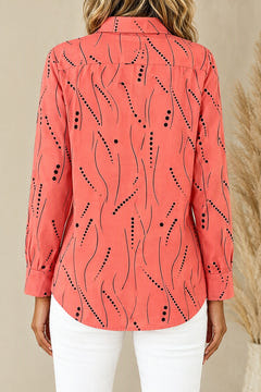 Karlie blouse, back view