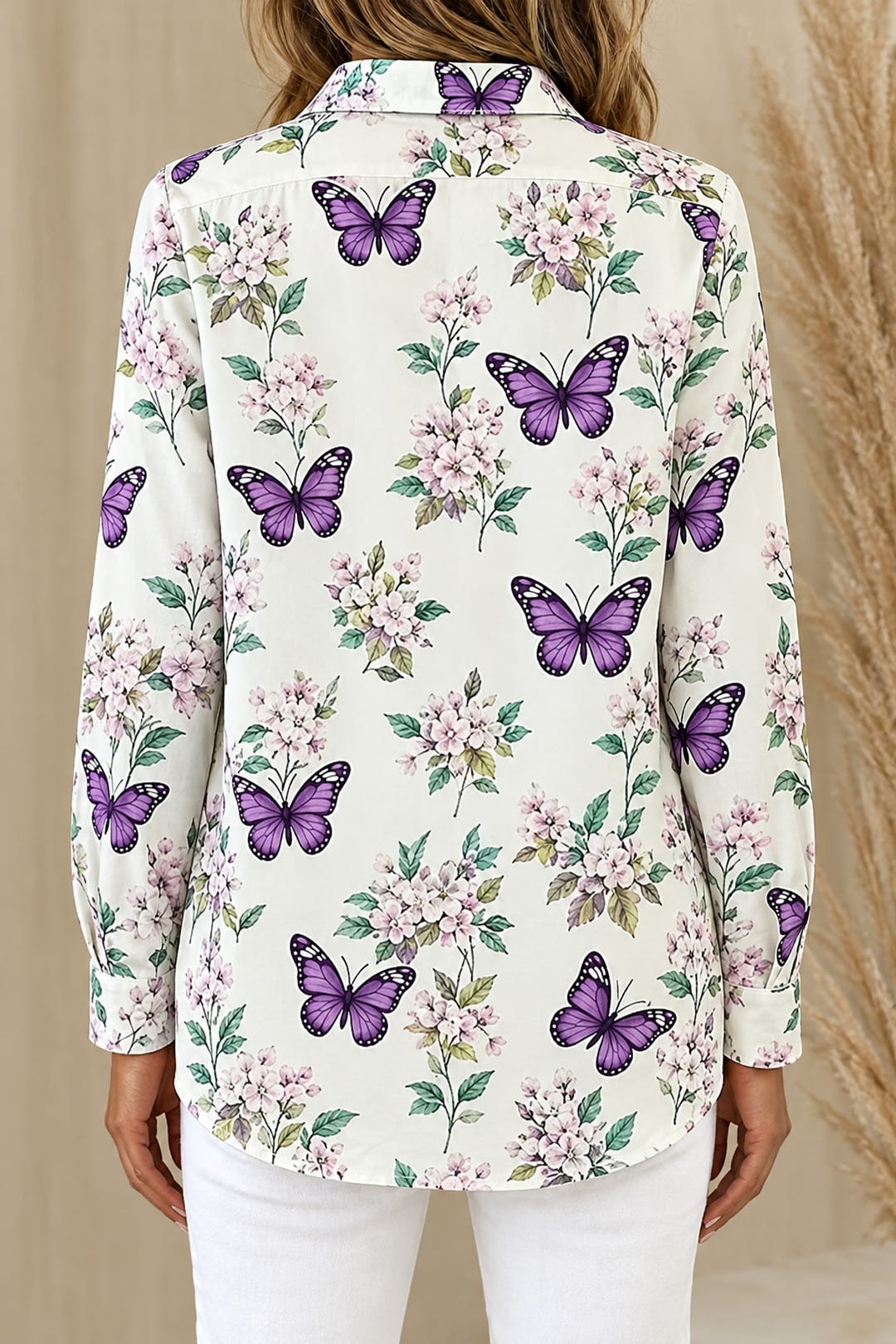 Primrose blouse, back view