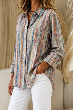 Lottie blouse, three-quarter view