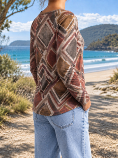 Tahlia blouse, side-back view