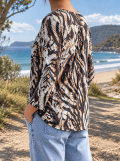 Ciara blouse, side-back view