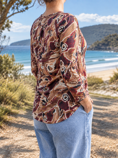 Emberly blouse, side-back view