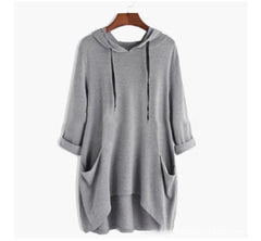 Orla | Elegant Draped Sweatshirt