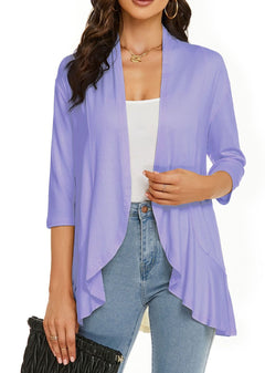 Drew | Lightweight Open-Front Cardigan