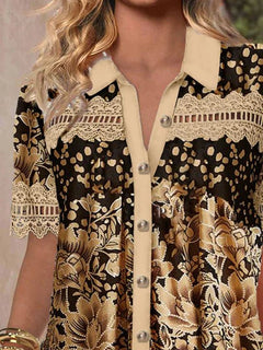 Cora | Lace Graphic Top